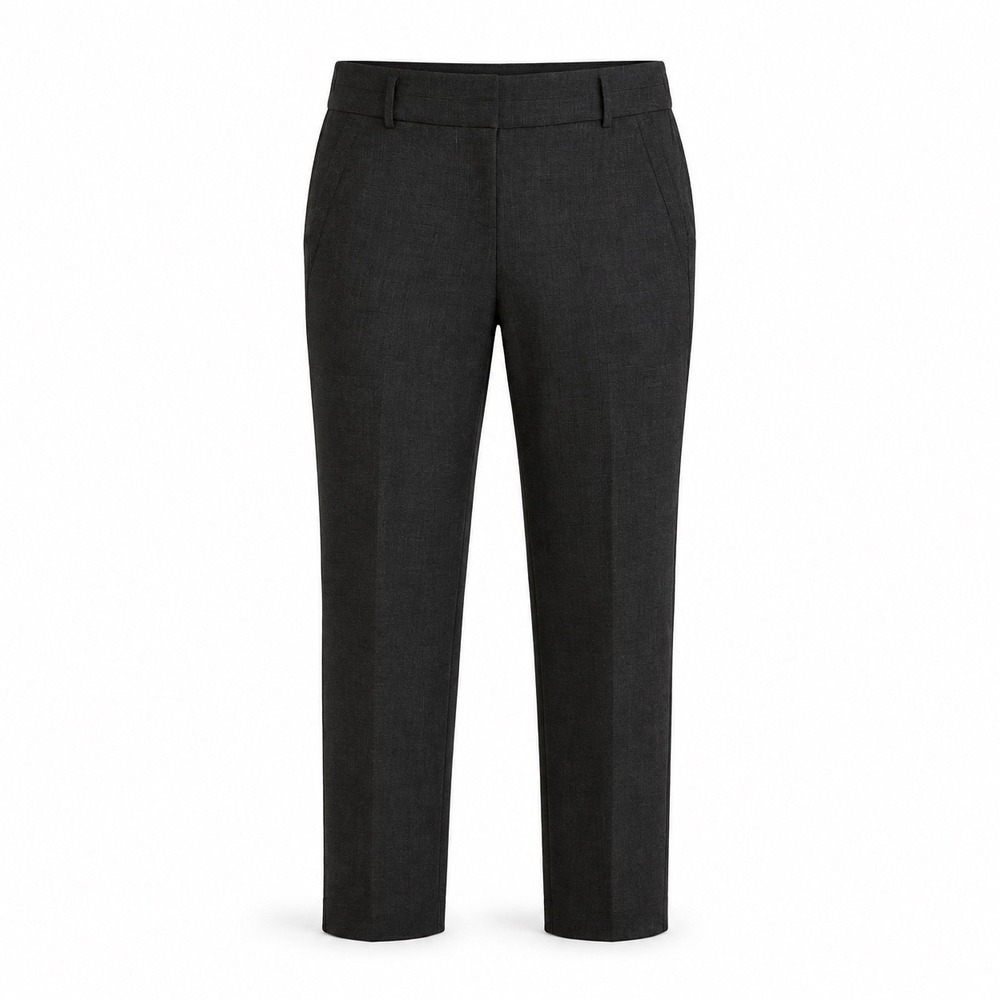 Ann Taylor LOFT Gray Wool Blend Straight Leg Dress Pants Trousers Size 10 NEW